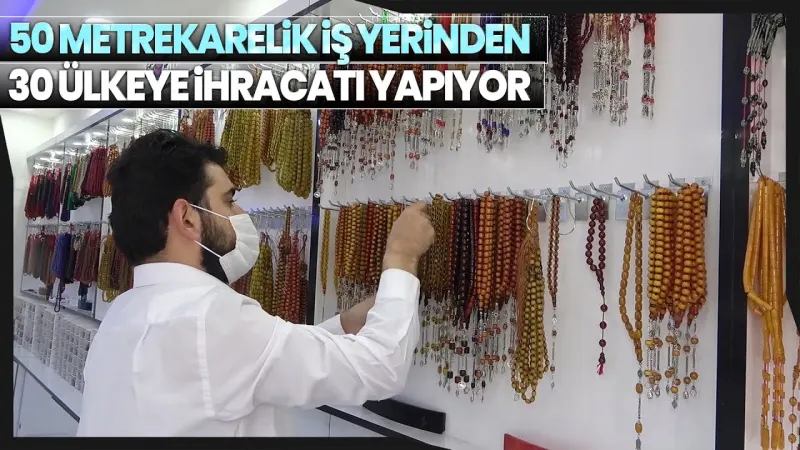 İHA’nın 2021 tarihli Öz Öcal Tesbihçilik haberinin video kapağı